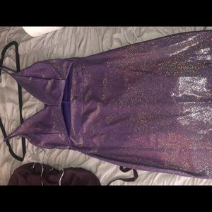 Iridescent Cut Out Dress